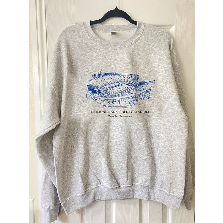 University of Memphis Stadium Crewneck Sweatshirt