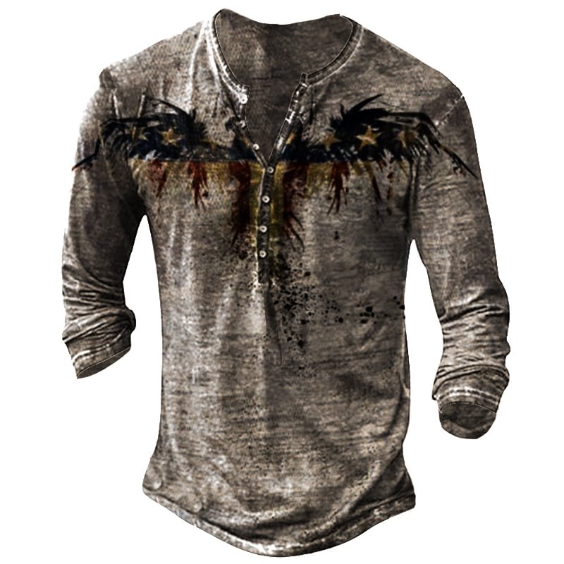 Mens Comfortable And Breathable Long Sleeve T-shirt
