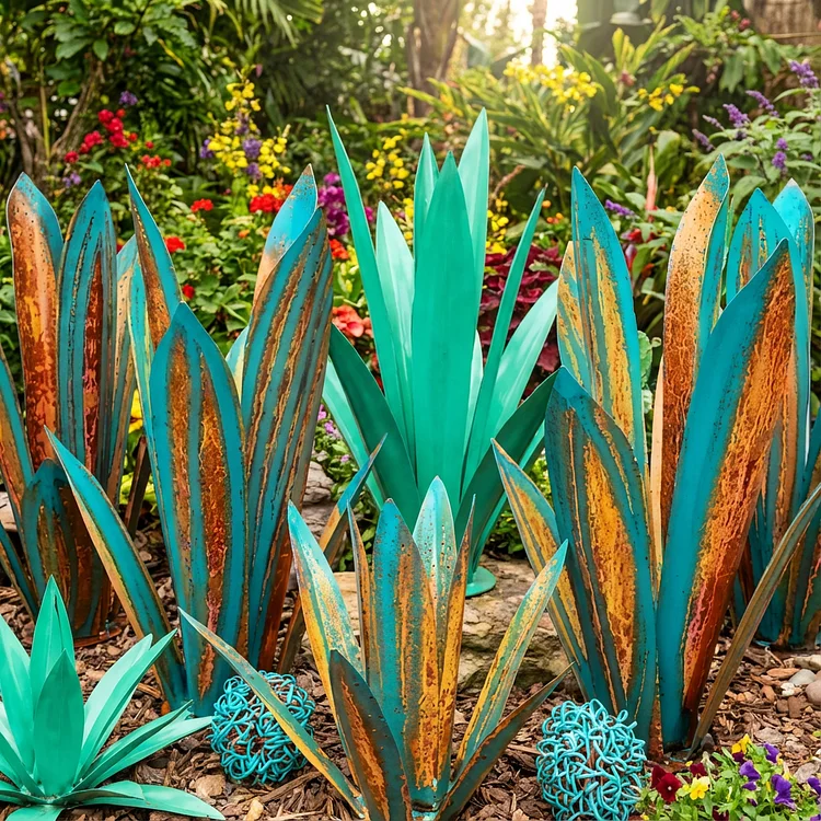 🌵Garden Agave Metal Sculpture