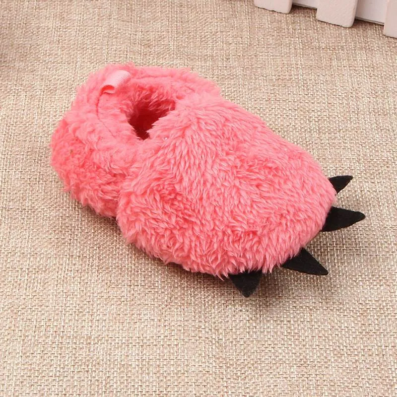 Cute Newborn Baby Shoes With Ear Toddler Baby Crawling Shoes Boys Girls Lamb Slipper Prewalker Trainers Winter Infant Warm Shoes