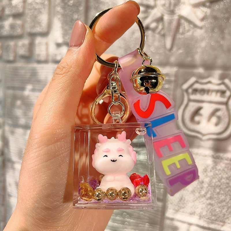 Cute Dinosaur Arylic Women’s Keychain