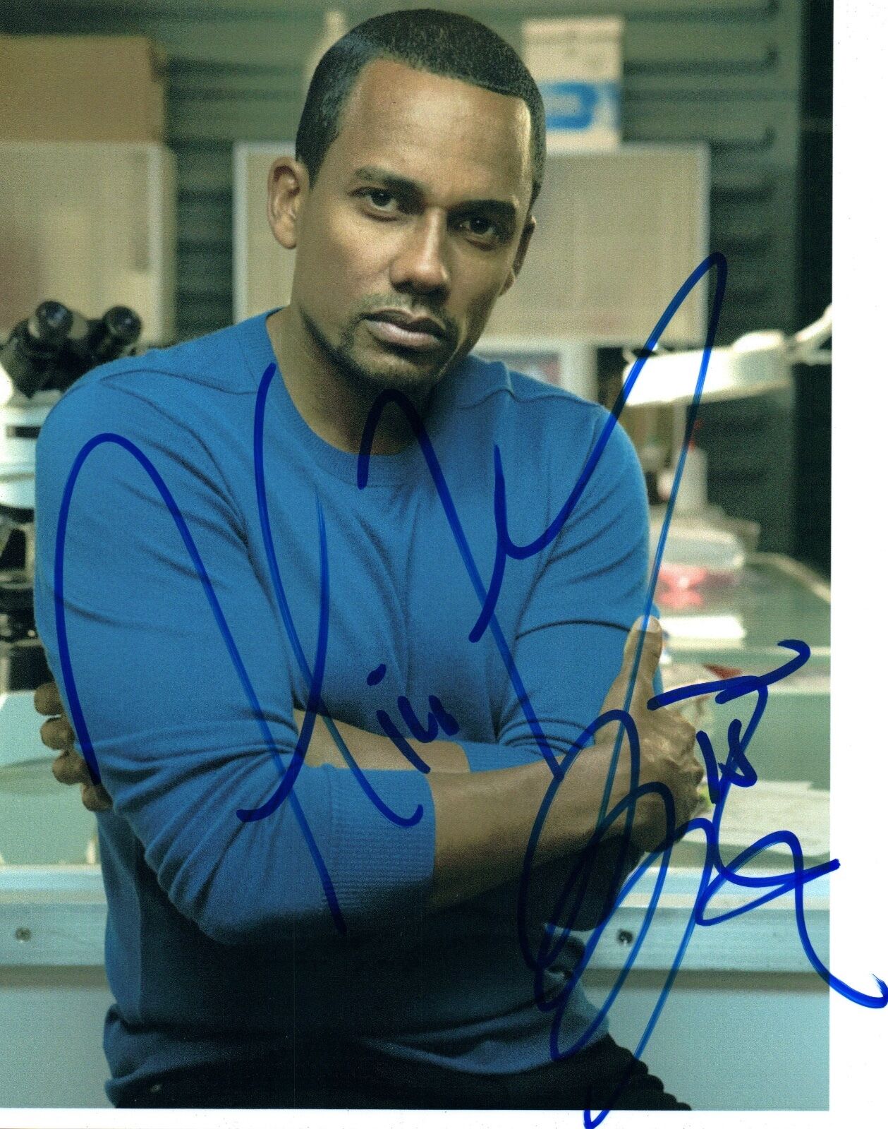 Hill Harper Signed Autographed 8x10 Photo Poster painting CSI NY COA VD