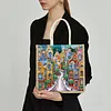 DIY Diamond Painting Tote Bag for Adults Women Diamond Painting Kit Handbag for Casual Shopping Travel Daily Use Gift