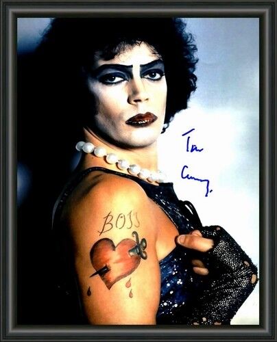 The Rocky Horror Picture Show - TIM CURRY A4 SIGNED Photo Poster painting POSTER
