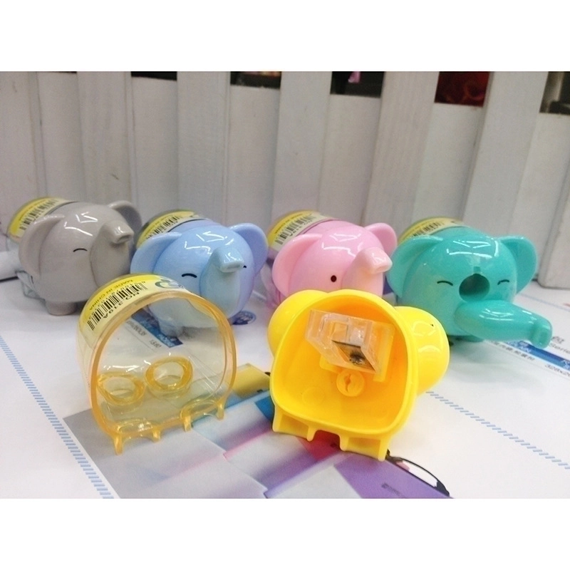 Cute Creative Cartoon Single Hole Elephant Pencil Sharpener 1 Piece