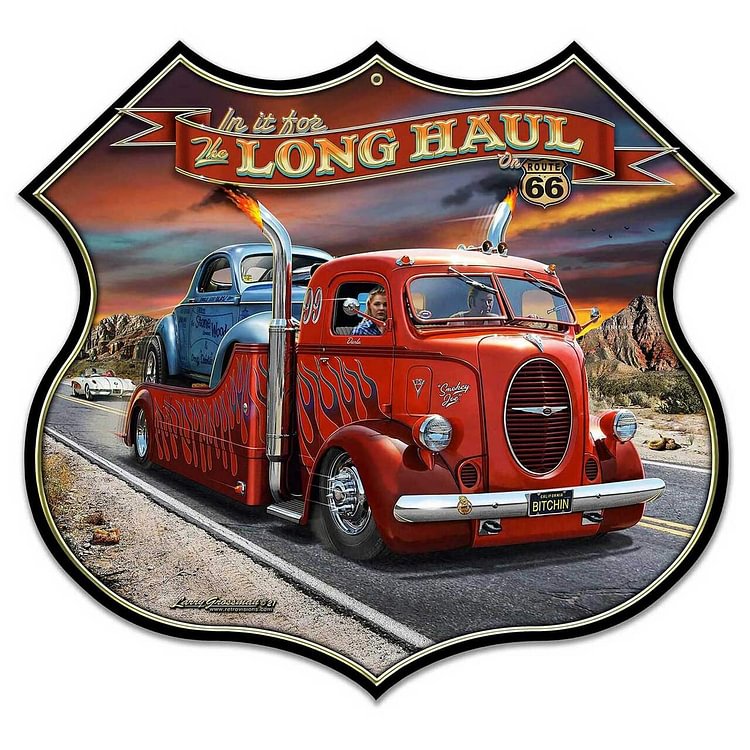 30*30cm - Ford Truck - Shield Tin Signs/Wooden Signs