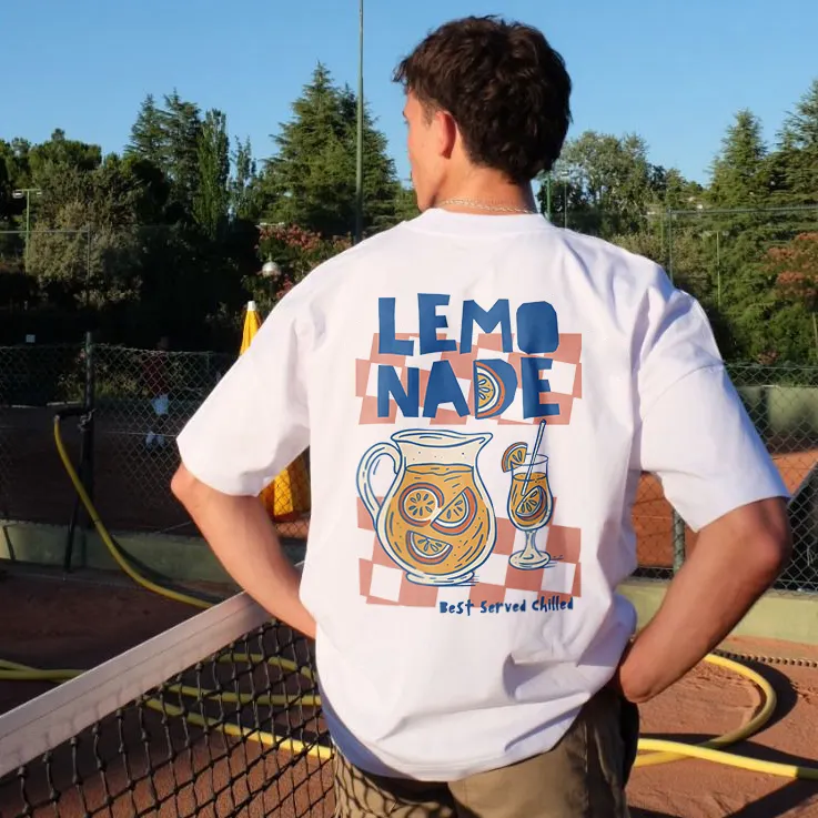 Lemonade Best Served Chilled Printed Men's T-shirt