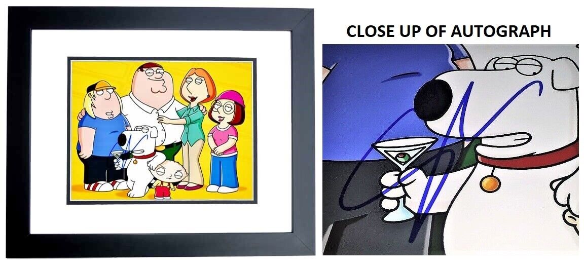 Seth Macfarlane Signed Family Guy Creator and Voice Actor 11x14 Photo Poster painting FRAMED