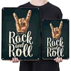 Rock and Roll - Vintage Metal Signs - 20*30cm/30*40cm - Music