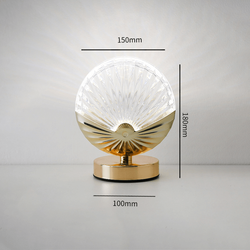 LED Crystal Vase Lamp