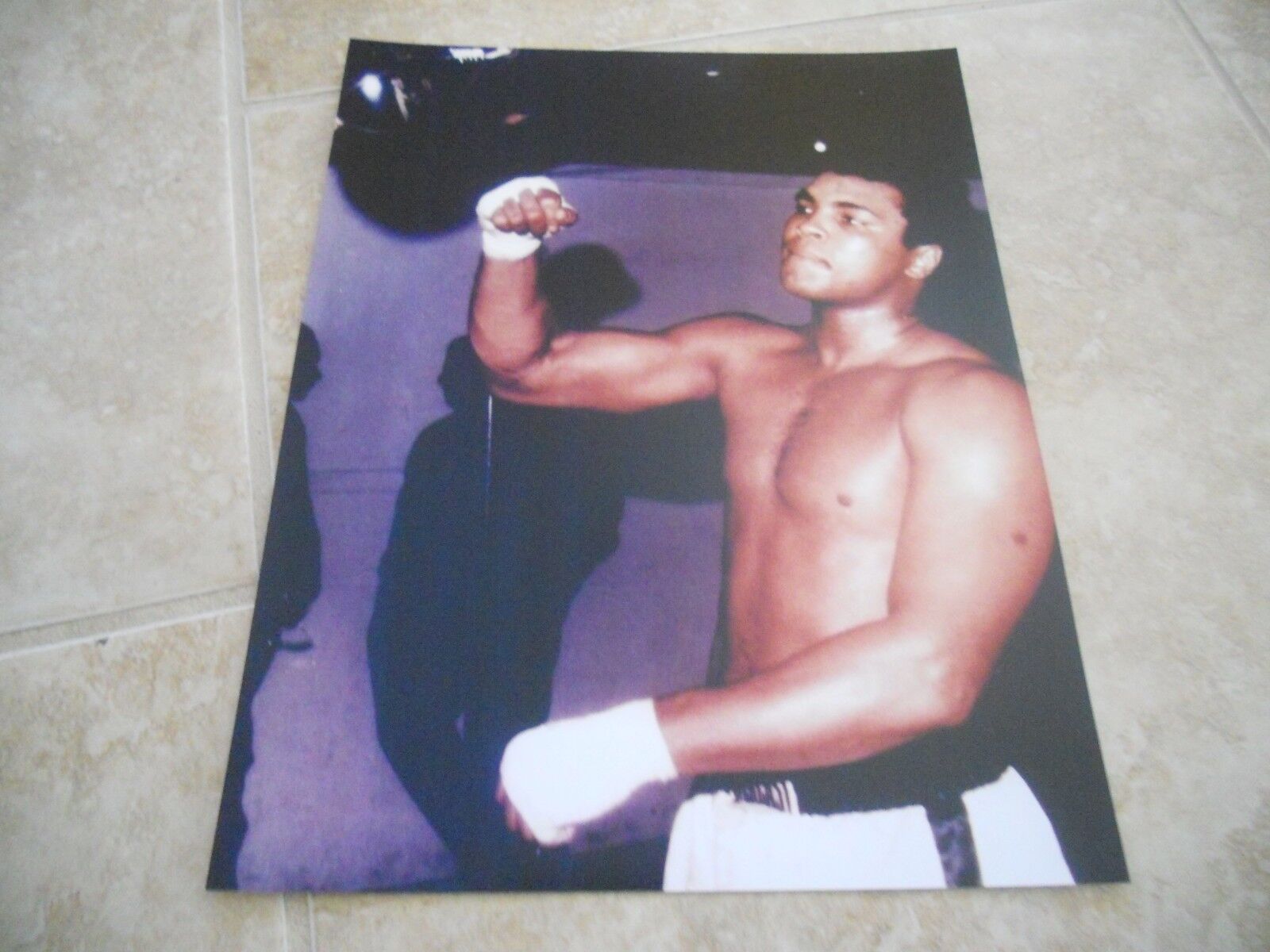 Muhammad Ali Cassius Clay 11x14 Vintage Color Boxing Photo Poster painting #10