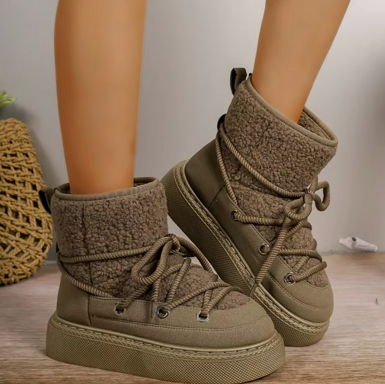 Waterproof Non-Slip Warm Winter Snow Boots for Women 