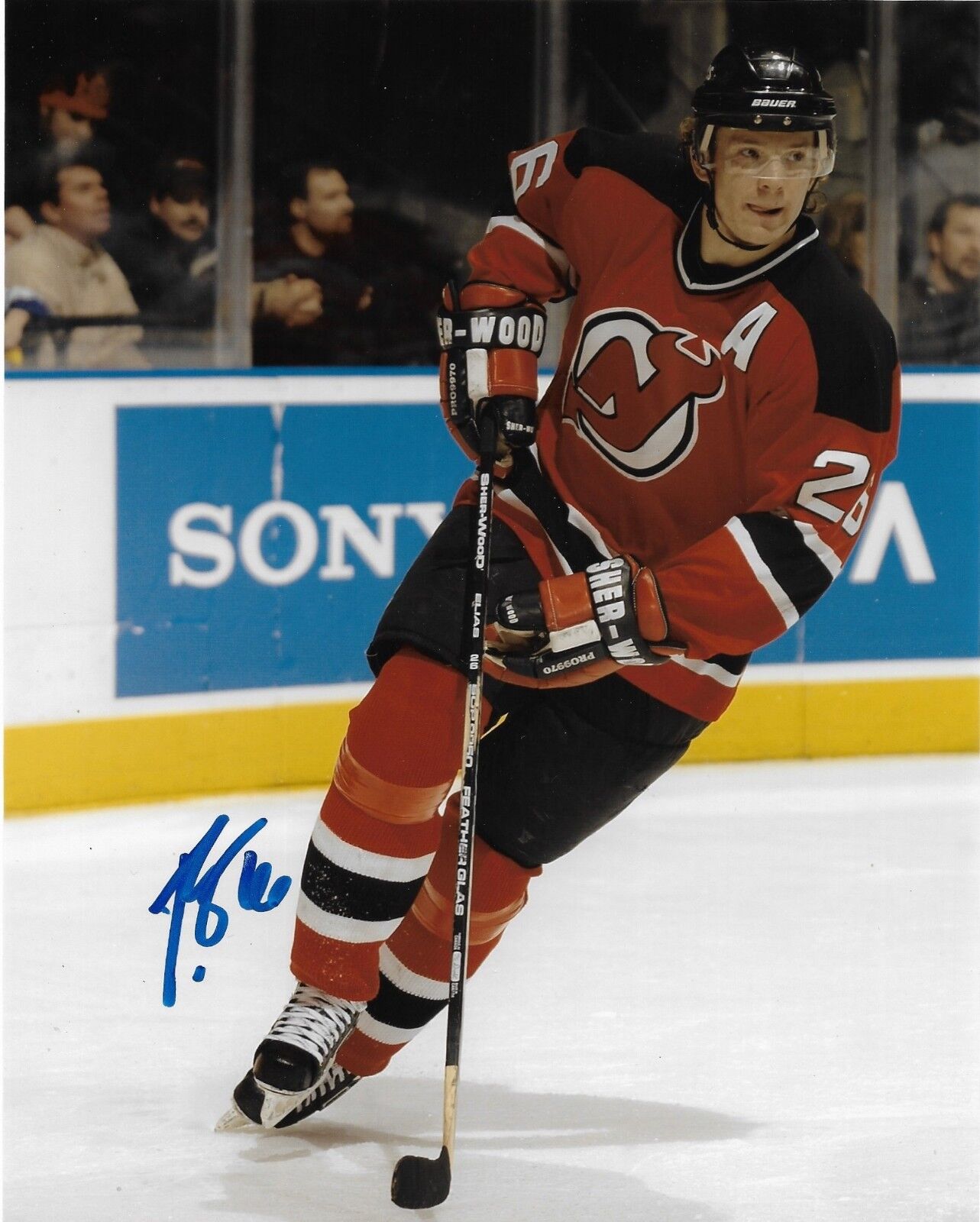 New Jersey Devils Patrik Elias Signed Autographed 8x10 Photo Poster painting COA #4