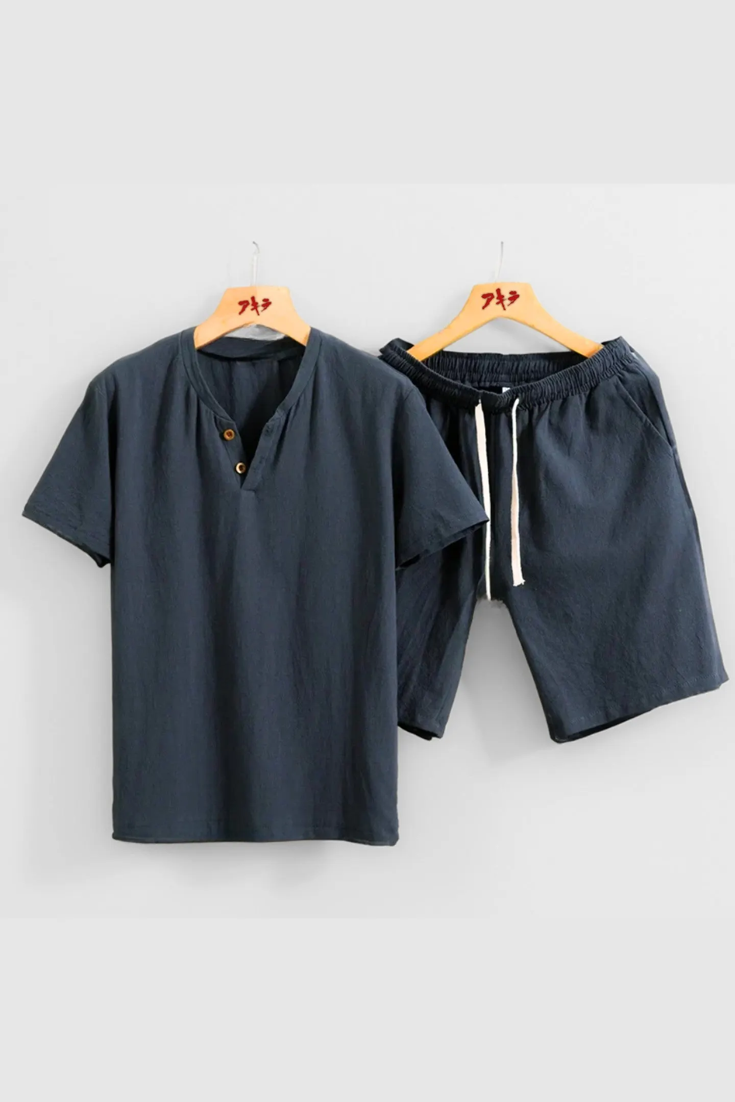 Men's Linen Two-Piece Set &ndash; Breathable Shirt and Trousers Co-ord