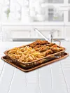 Stainless Steel French Fries Basket Square Frying Colander Air Fryer Accessories