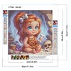 Diamond Painting-DIY Full Round Drill Girl