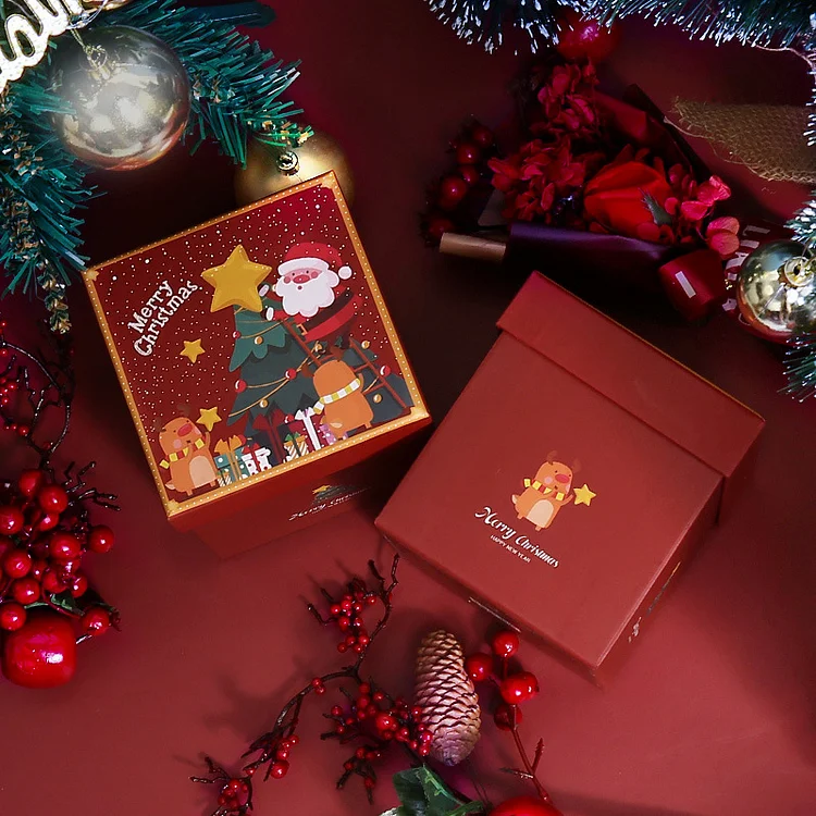 Kettenmachen Weihnachten Geschenkbox für Emaille Tasse