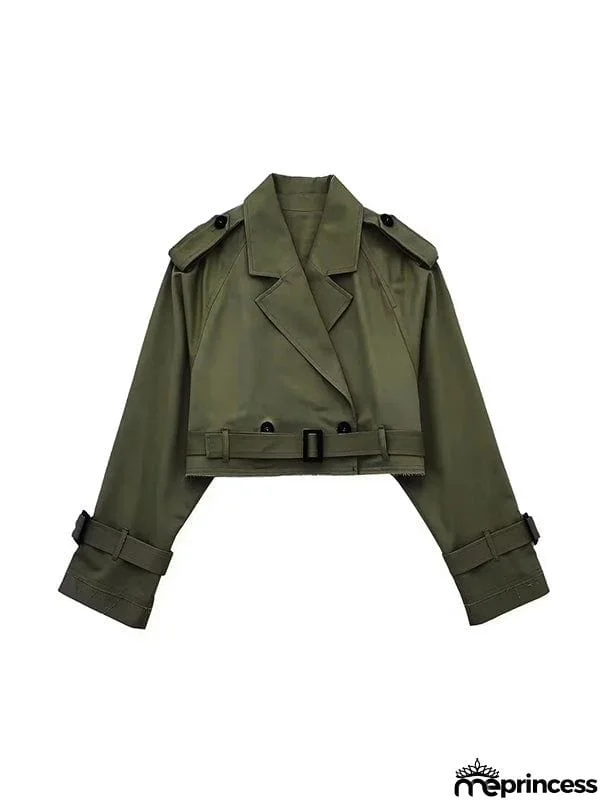 Long Sleeves Loose Split-Joint Lapel Jackets