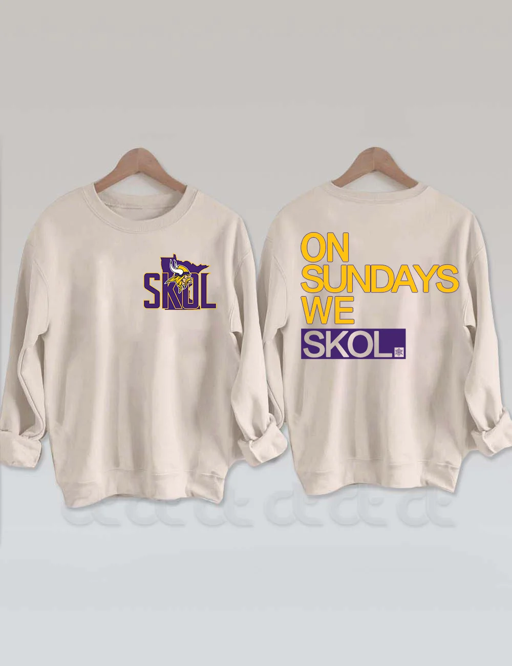 Minnesota vikings on sundays we skol shirt, hoodie, sweater, long