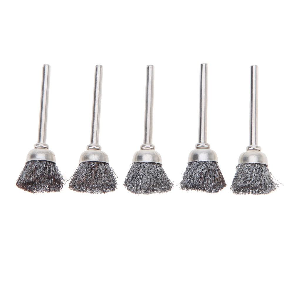 

10 x Steel Wire Wheel wire Brush burr abrasive head dremel tools acc, 501 Original