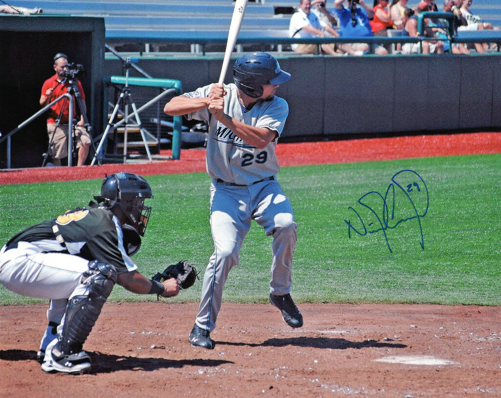 Nick Castellanos auto signed Photo Poster painting Tigers prospect ph2