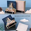 3D Sticky Note Paper Memo Pad,Fantasy Castle Office Notepad Desk Decoration DIY Creative Birthday Gift
