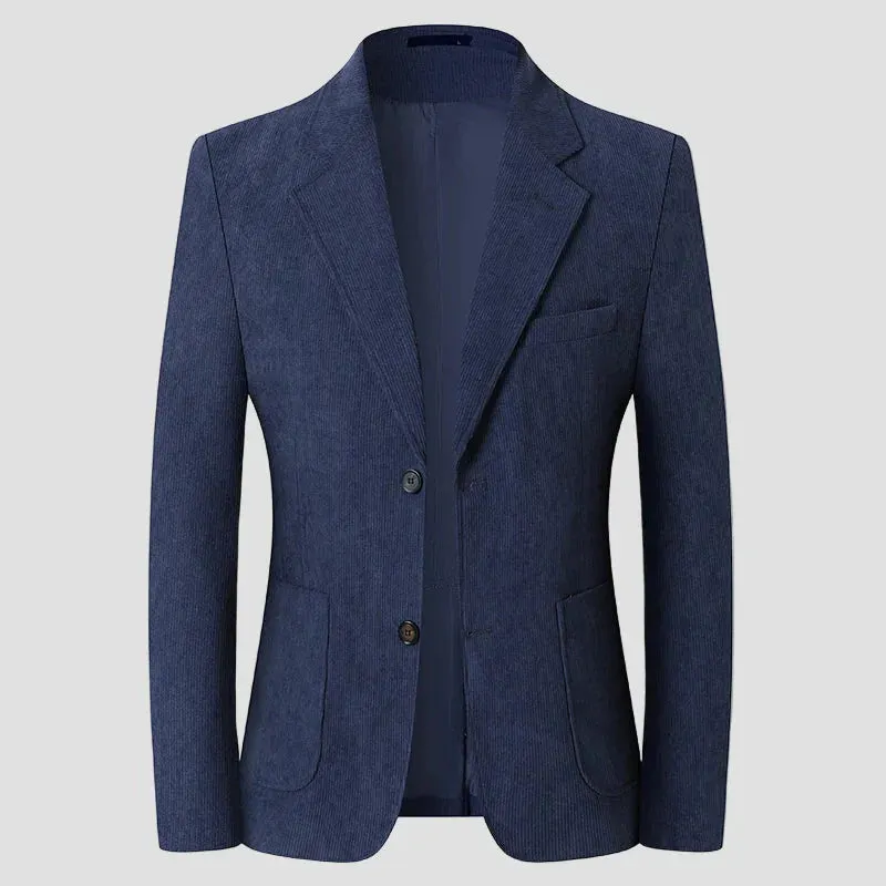 Men's Corduroy Blazer &ndash; Tailored Patch-Pocket Sport Coat &ndash; view 2