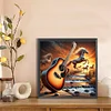 Diamond Painting-DIY Full Round Drill Western Elements Guitar And Horse