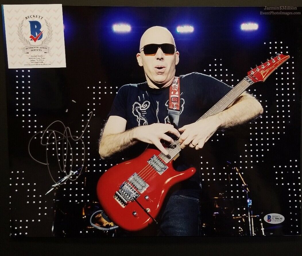 JOE SATRIANI Signed Autographed CHICKENFOOT 11x14 Photo Poster painting. BECKETT