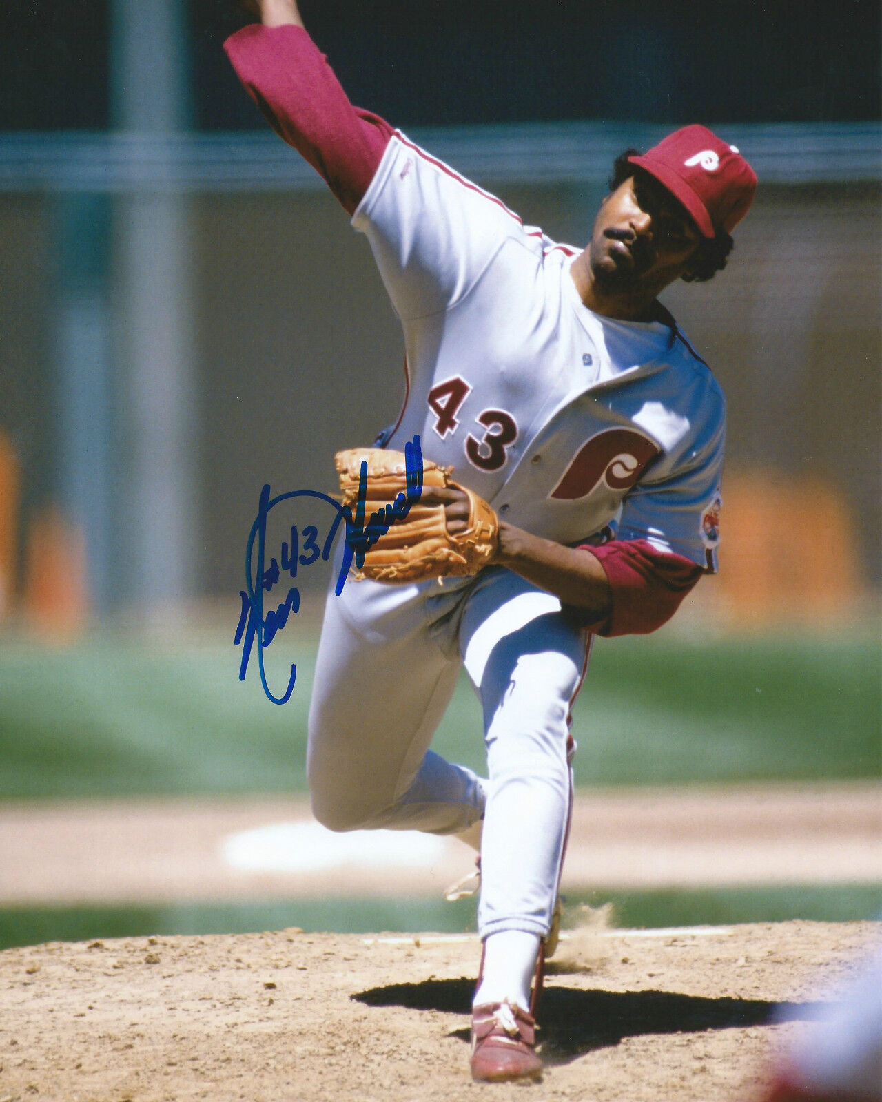 **GFA Philadelphia Phillies *KEN HOWELL* Signed 8x10 Photo Poster painting K2 COA**