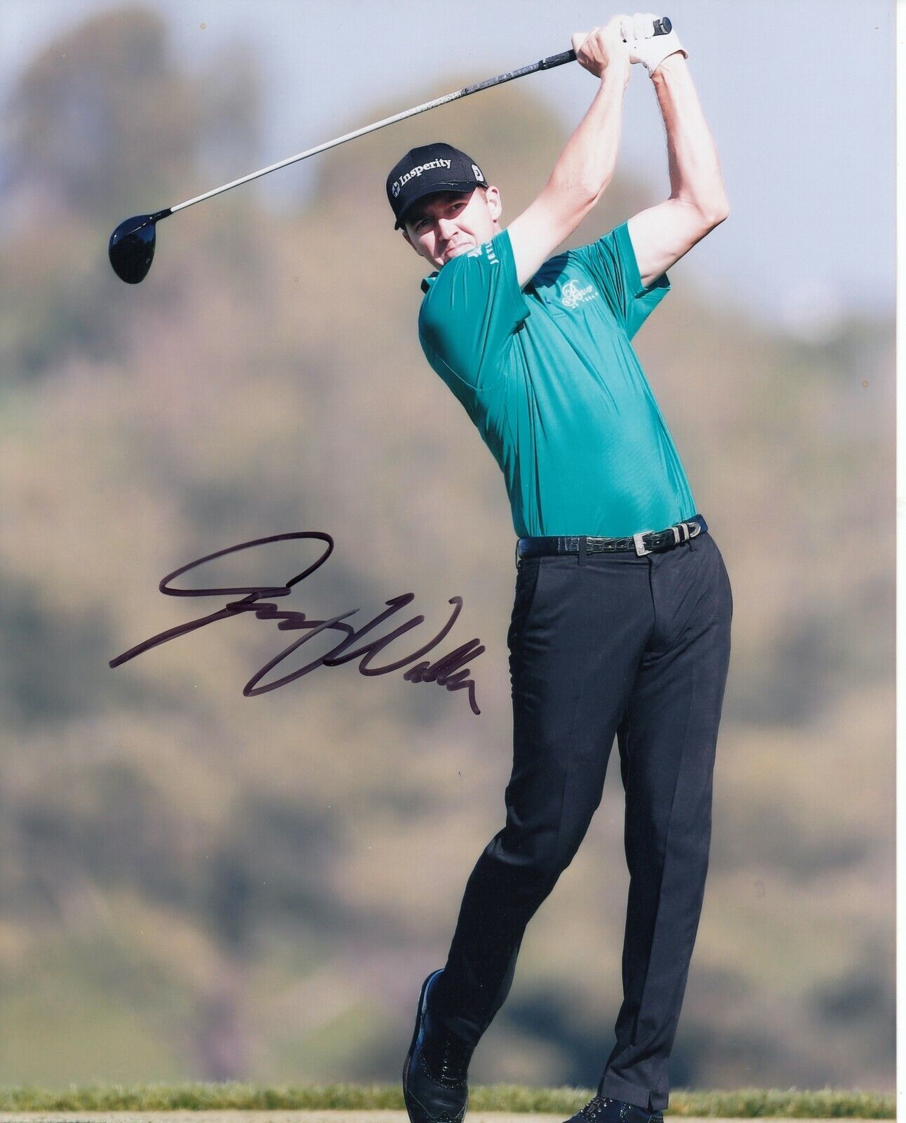 Jimmy Walker #0 8x10 Signed Photo Poster painting w/ COA Golf