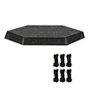 Round Sun Protection Canopy Tear  Weather  Outdoor Protector Multi Purpose Full Coverage Sunshade for Backyard Garden Lawn Patio Use