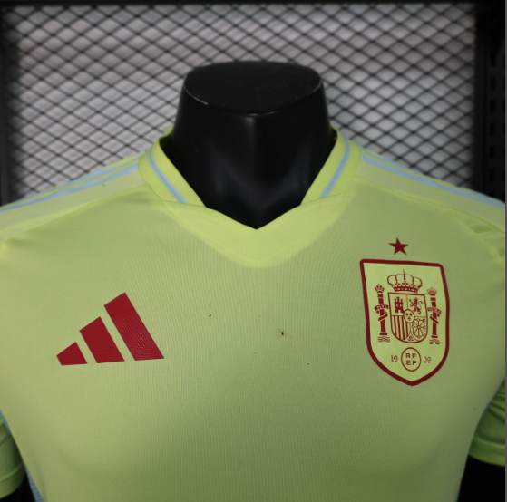 2024 Spain Home Player Version Men's Football T-Shirt Thai Quality