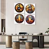 4Pack Halloween-Full Round Diamond Painting(30x30cm)