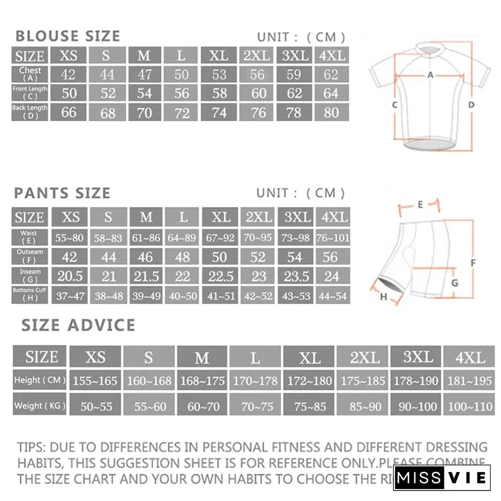 New Nsr Summer Short Sleeve Cycling Jersey Set Breathable Racing Sport Bicycle Jersey Cycling Clothing 여름 자전거 의류
