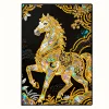 Horse 5D DIY Diamond Art Painting Notebook Kit 50 Pages A5 Rhinestone Art Painting Notebook Kit for Adults Beginners Holiday Birthday Gift