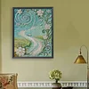 Diamond Painting-DIY Special Shaped Drill Pearl Painting Forest Path(35x45cm)