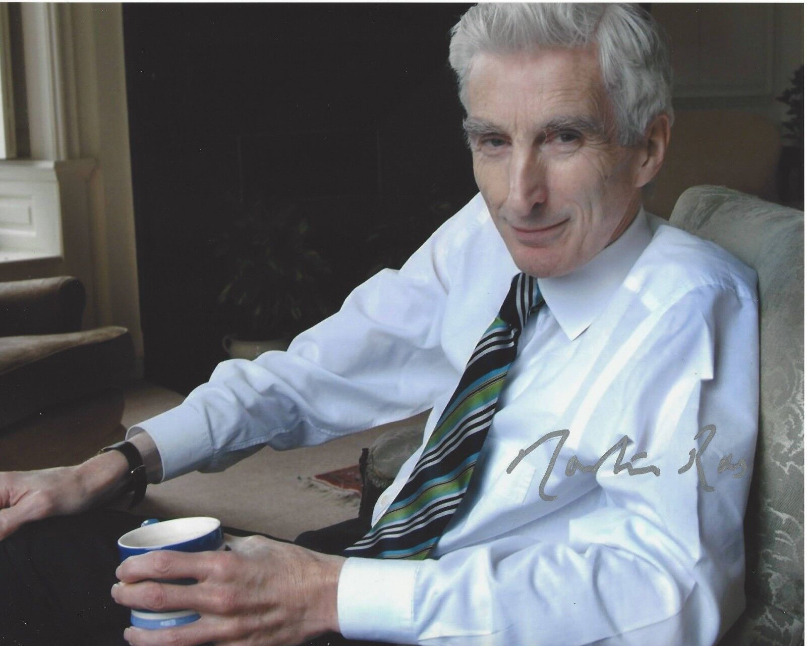 COSMOLOGIST LORD MARTIN REES HAND SIGNED 8x10 Photo Poster painting B w/COA ASTROPHYSICIST ROYAL