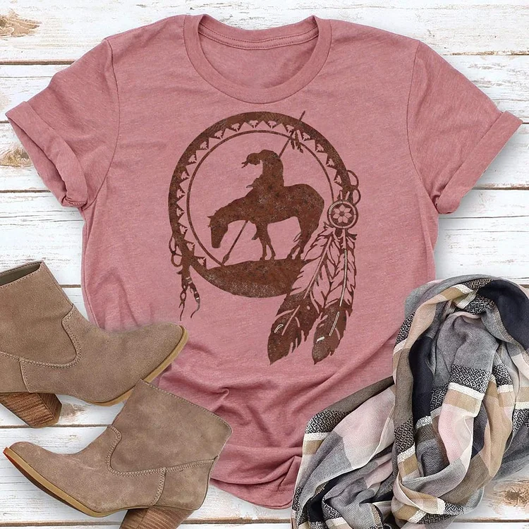 ANB - Rodeo time Western style Retro Tee -06246