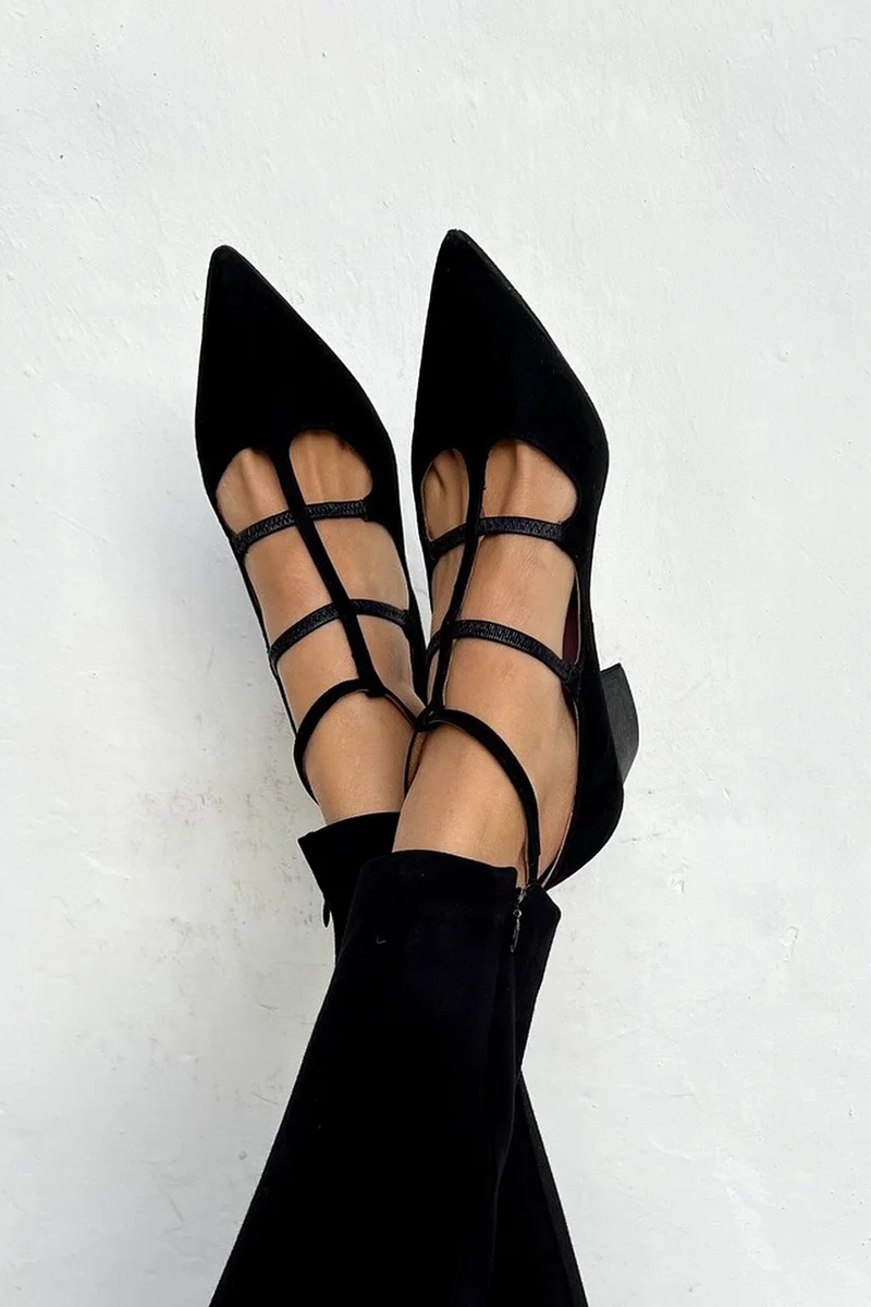 【I AM MARI】Elfinnu Strap Stiletto Mule Shoes 69f5483767a5d824b28dbad0b79fa9