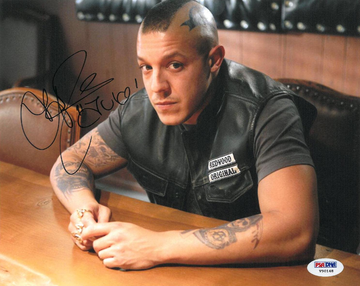 Theo Rossi Signed Sons of Anarchy Autographed 8x10 Photo Poster painting (PSA/DNA) #V90148