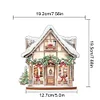 Christmas Shop Wooden - 5D DIY Craft Ornament