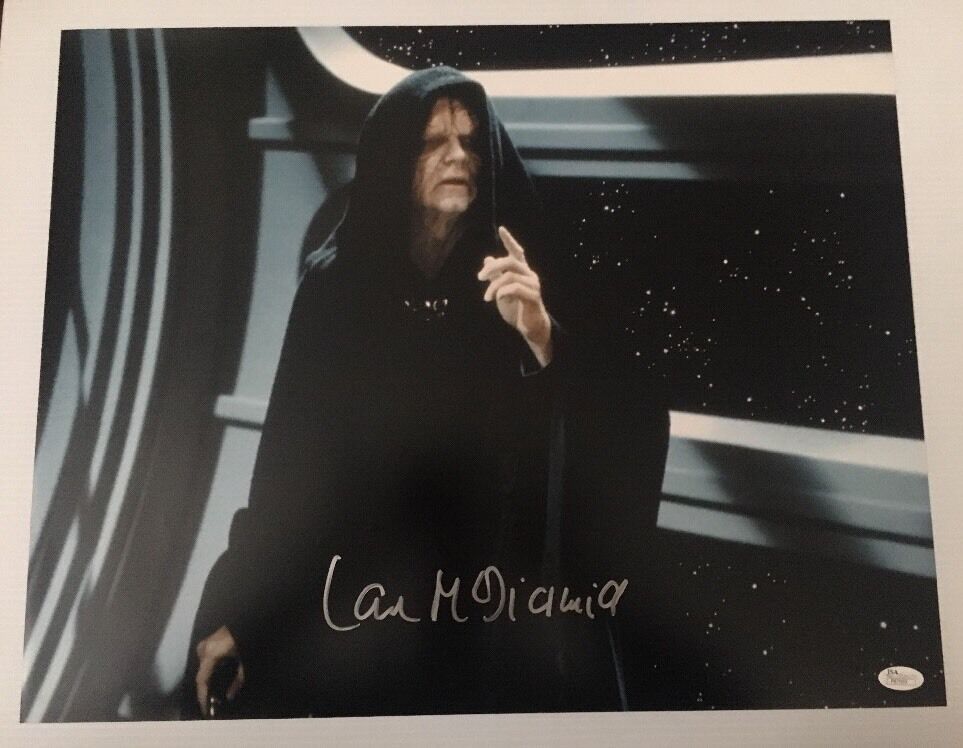 Ian Mcdiarmid Signed Autographed 16x20 Photo Poster painting Star Wars Emperor JSA COA