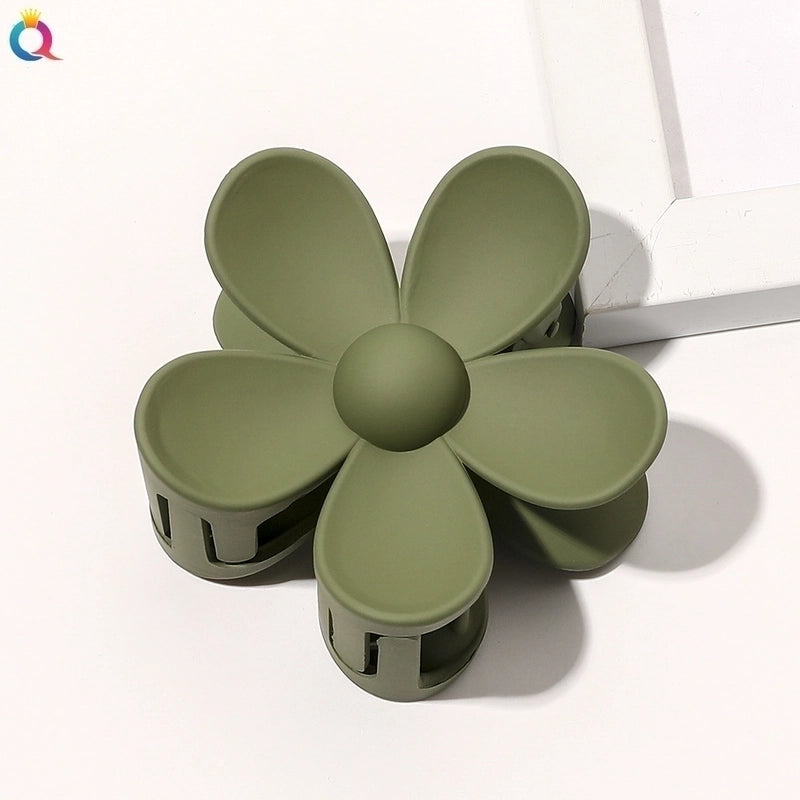 Women’s Fashion Flower Plastic Handmade Hair Claws