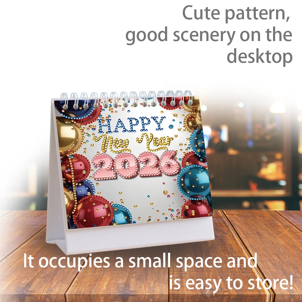 5D/DIY Diamond Painting Calendar Kit Partial Drill Diamond Art Paper Calendar