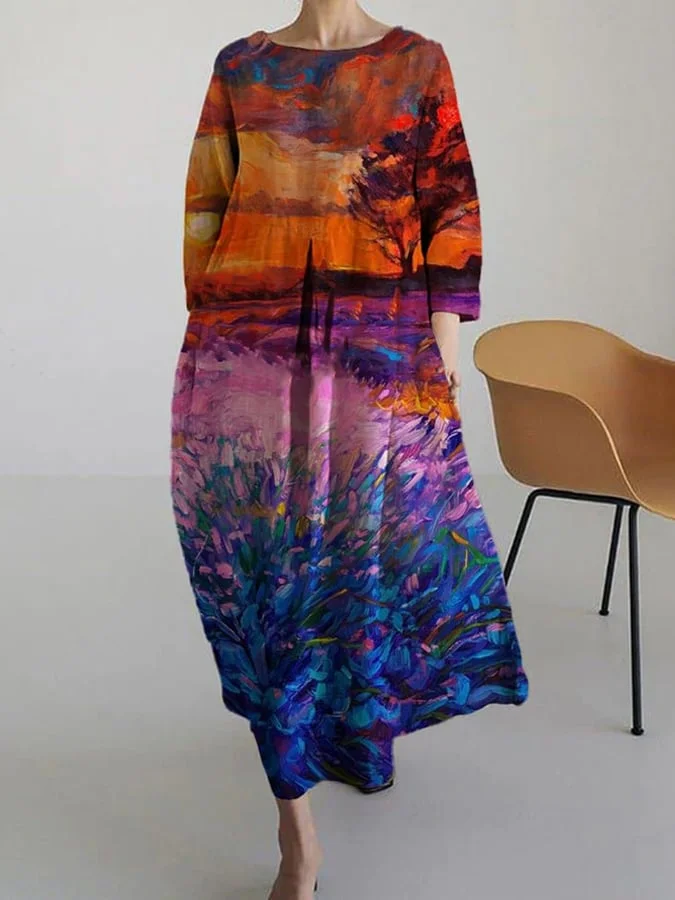 Women's Casual Printed Dress