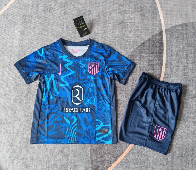 2024-25 Atletico Madrid Second Away Shirt - Kids Size
