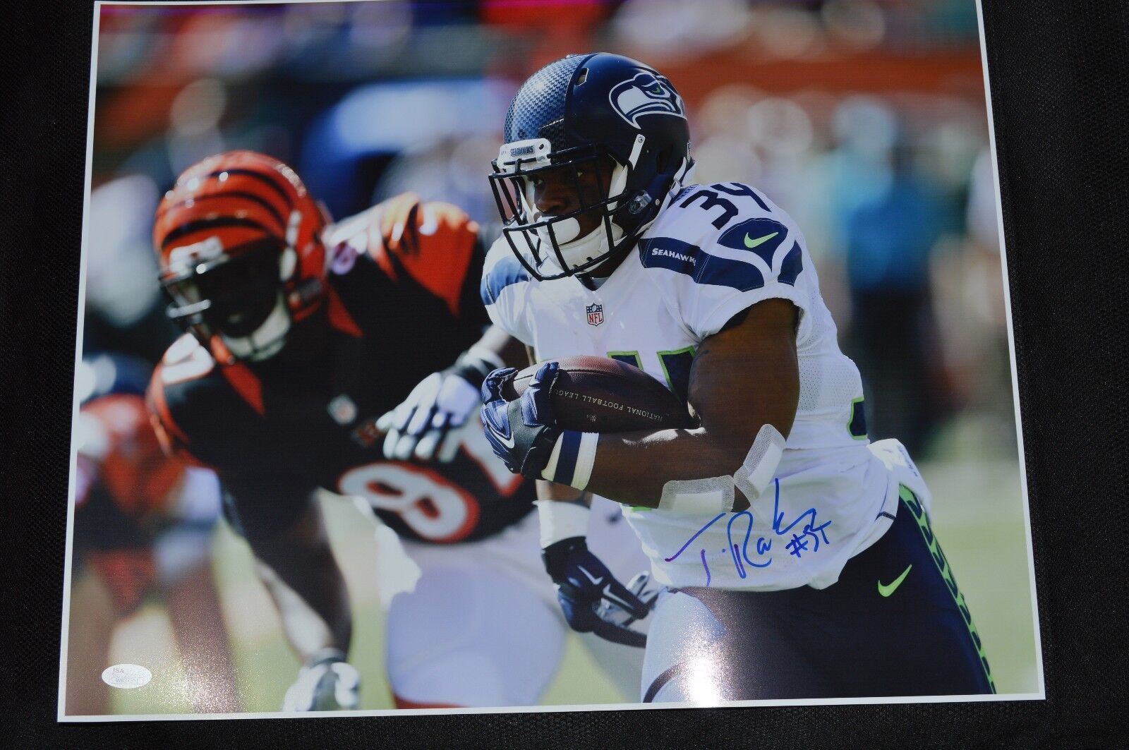 JSA Thomas Rawls 16x20 Photo Poster painting #2 Autographed Signed AUTO Seattle Seahawks