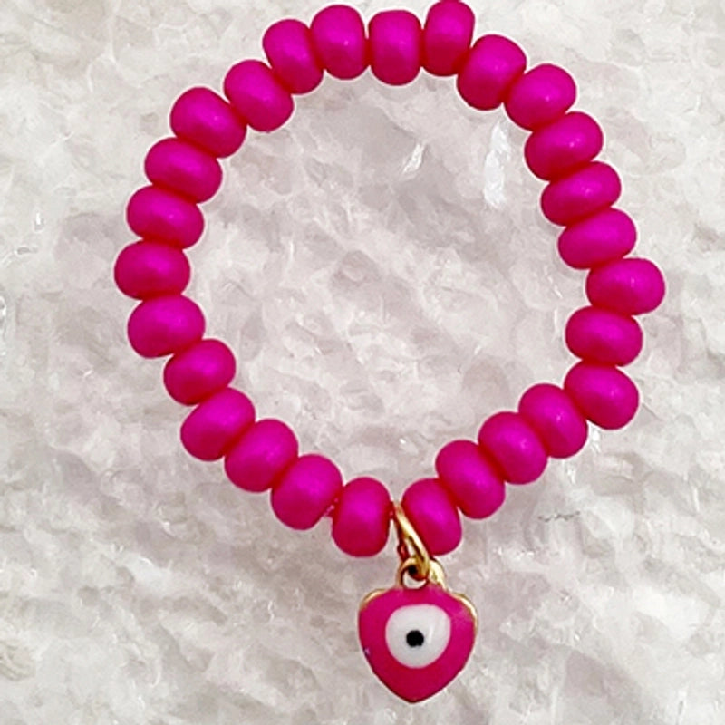 Cute Sweet Devil’s Eye Paw Print Butterfly Stainless Steel Crystal Charm Enamel Plating Gold Plated Rings