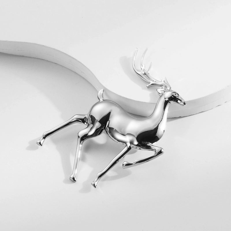 Vintage Style Animal Feather Flower 304 Stainless Steel Polishing Plating Unisex Brooches 1 Piece